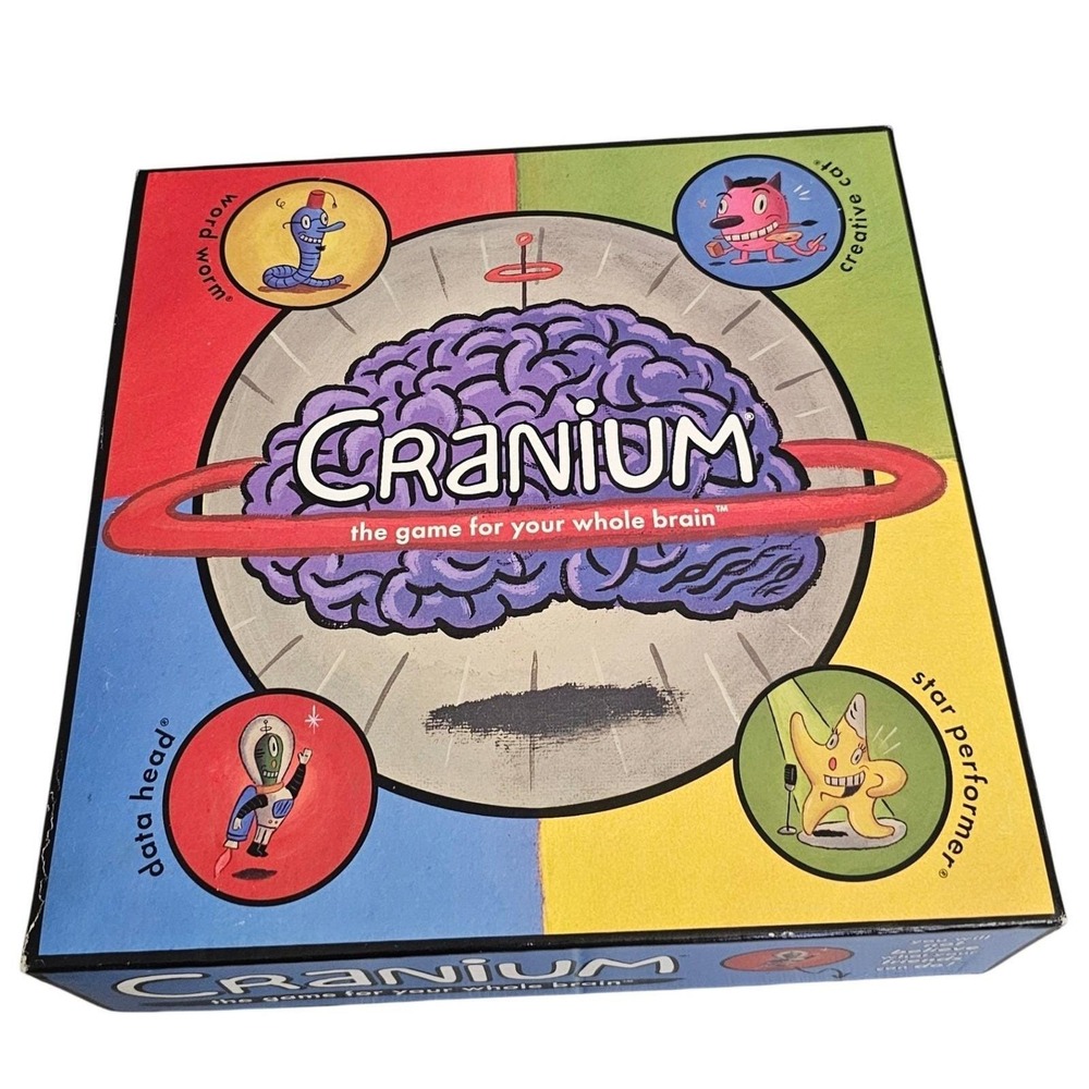 Cranium The Game For Your Whole‎ Brain Party Board Game Complete New